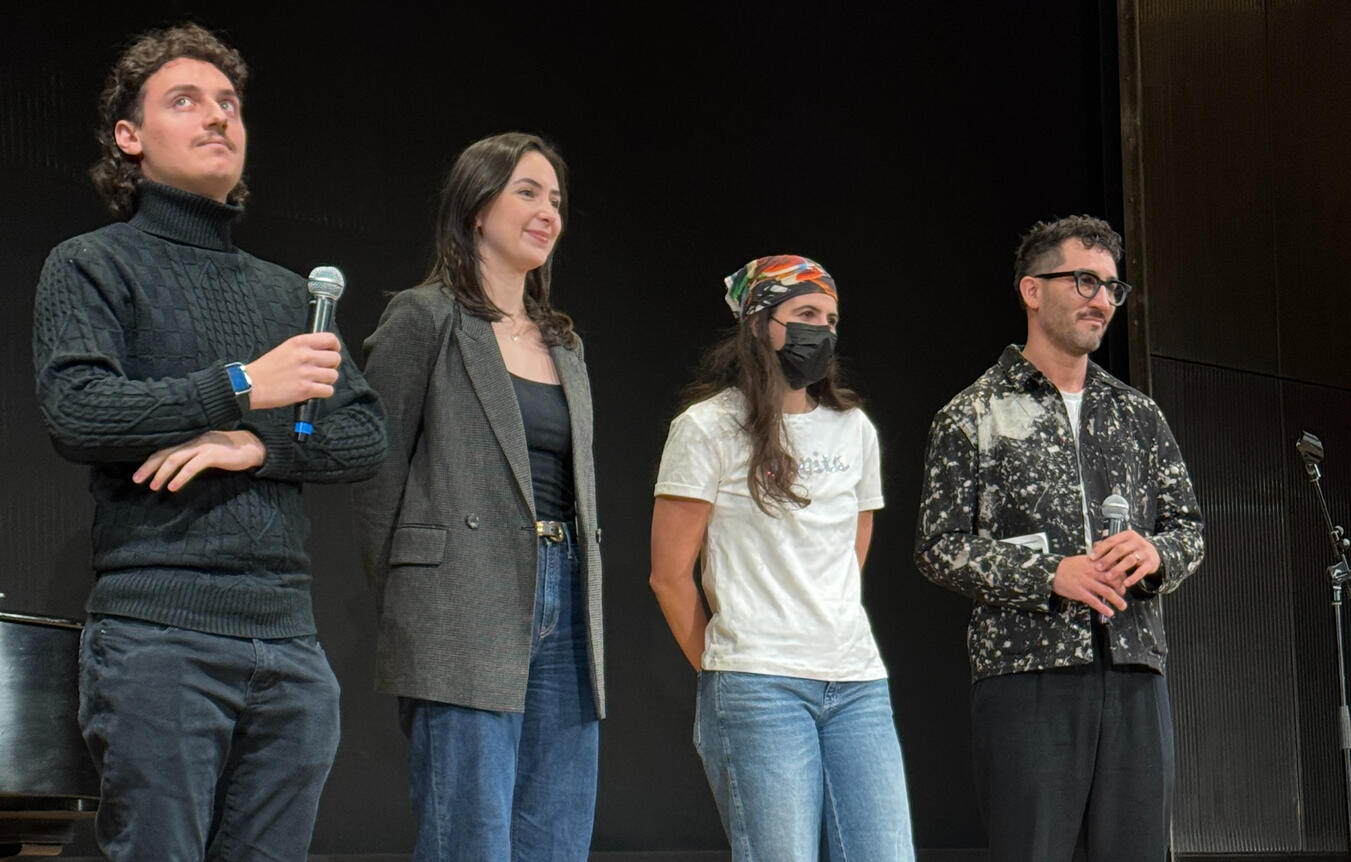 June Moon cast and creative team in rehearsal and presentation, New York (photo 4 of 6)